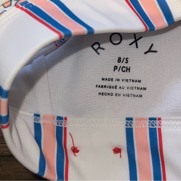 Roxy Girl's Friendly Flower Bralette Set Swimsuit (Big Kids) Size 8 - Picture 5 of 6